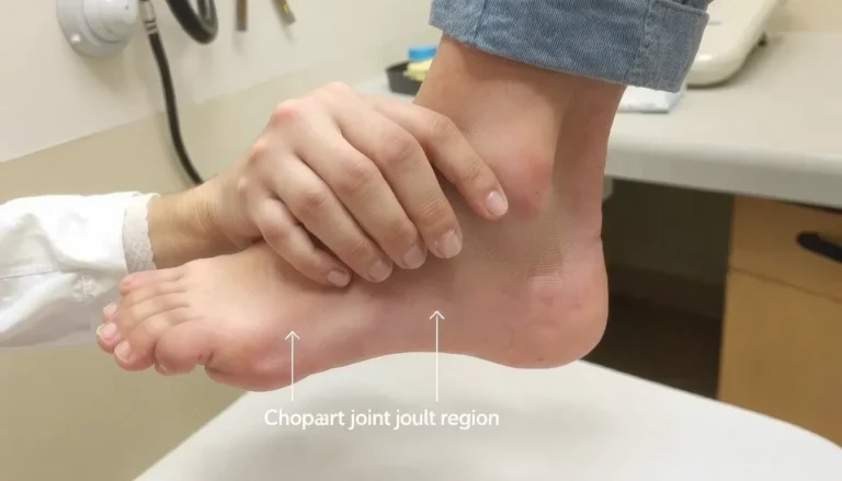 Entorse de Chopart : Symptômes, diagnostic et traitement