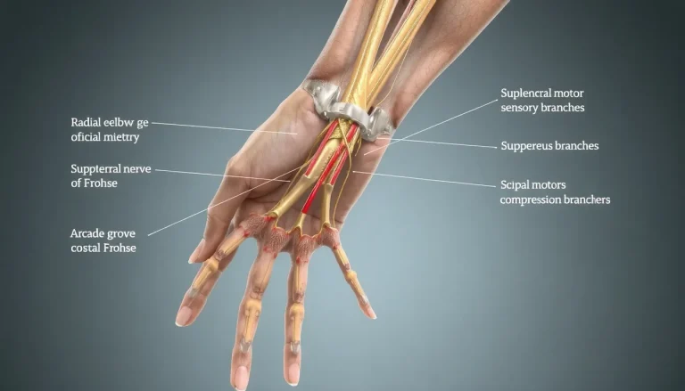 Nerf radial : anatomie, trajet, innervation et syndromes canalaires